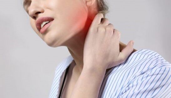 Nackenschmerzen aufgrund von Osteochondrose